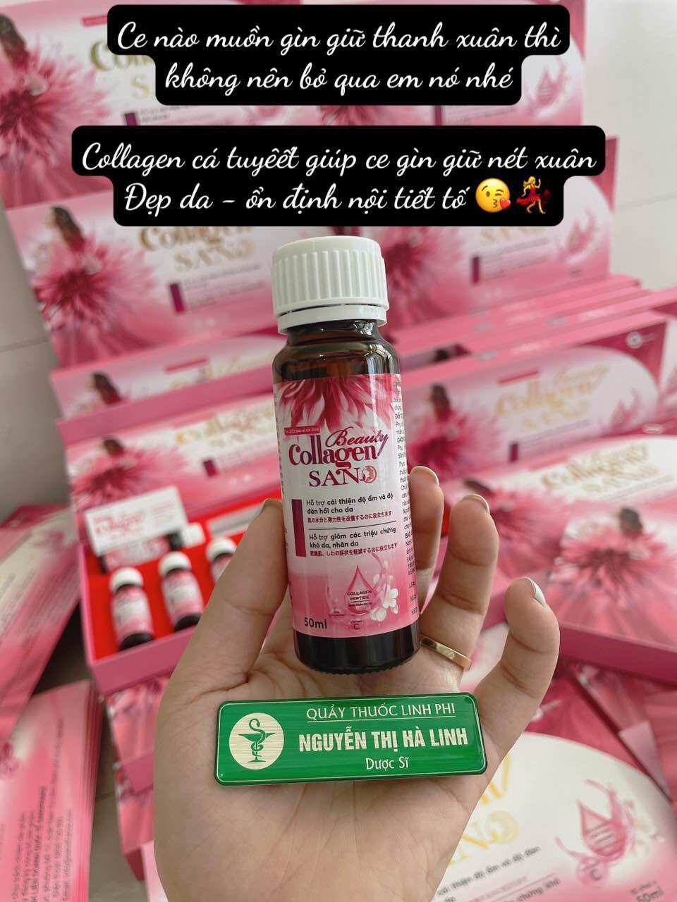 𝐁𝐄𝐀𝐔𝐓𝐘 𝐂𝐎𝐋𝐋𝐀𝐆𝐄𝐍 𝐒𝐀𝐍𝐎 –Bổ sung Collagen hàm lượng cao giúp cho làn da căng mịn, săn chắc