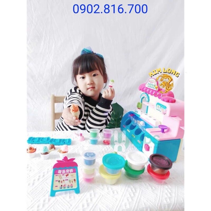 Đồ chơi máy làm kem bằng đất sét 991
