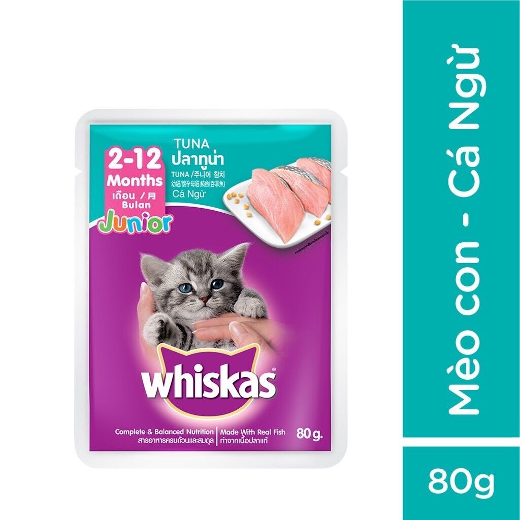 [HCM] Combo 12 gói Pate Whiskas cho mèo