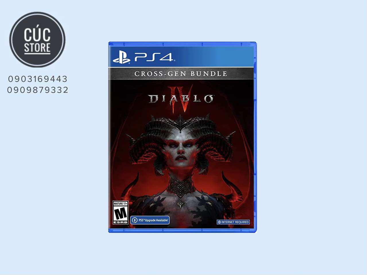 Đĩa chơi game PS4/ PS5: Diablo 4