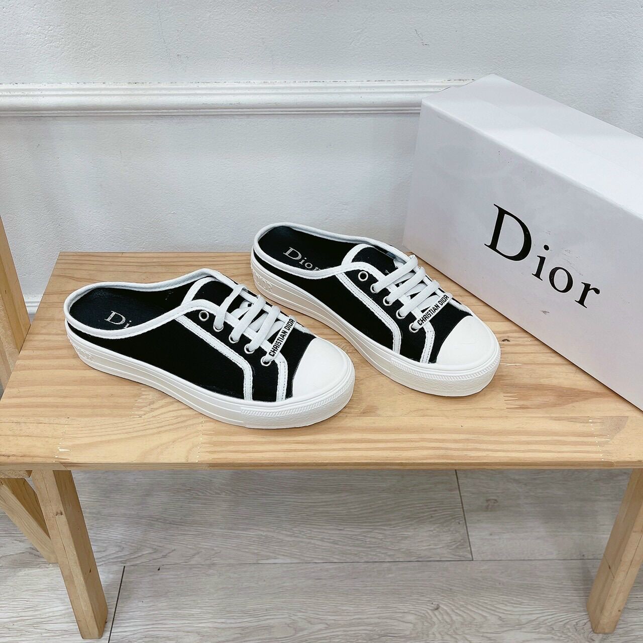 Giày thể thao, giày sục dior nữ hàng super fullbox, bill