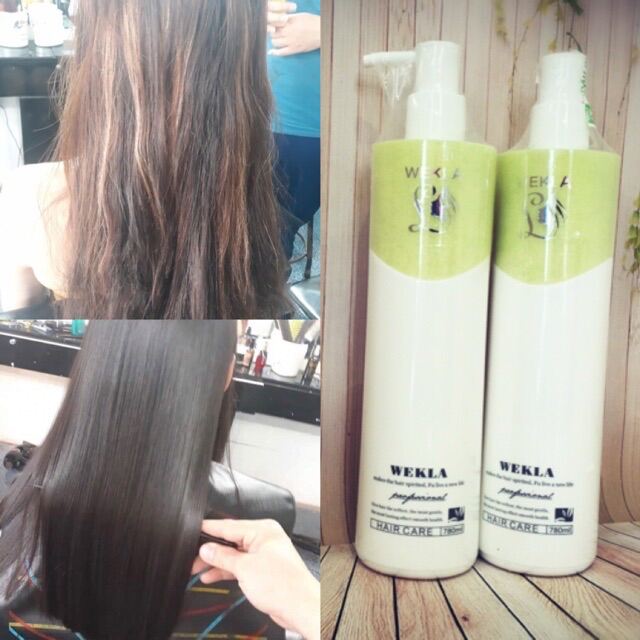 CẶP DẦU GỘI XẢ PHỤC HỒI VÀ DƯỠNG TÓC SIÊU MƯỢT WEKLA ĐỨC 780ml x 2