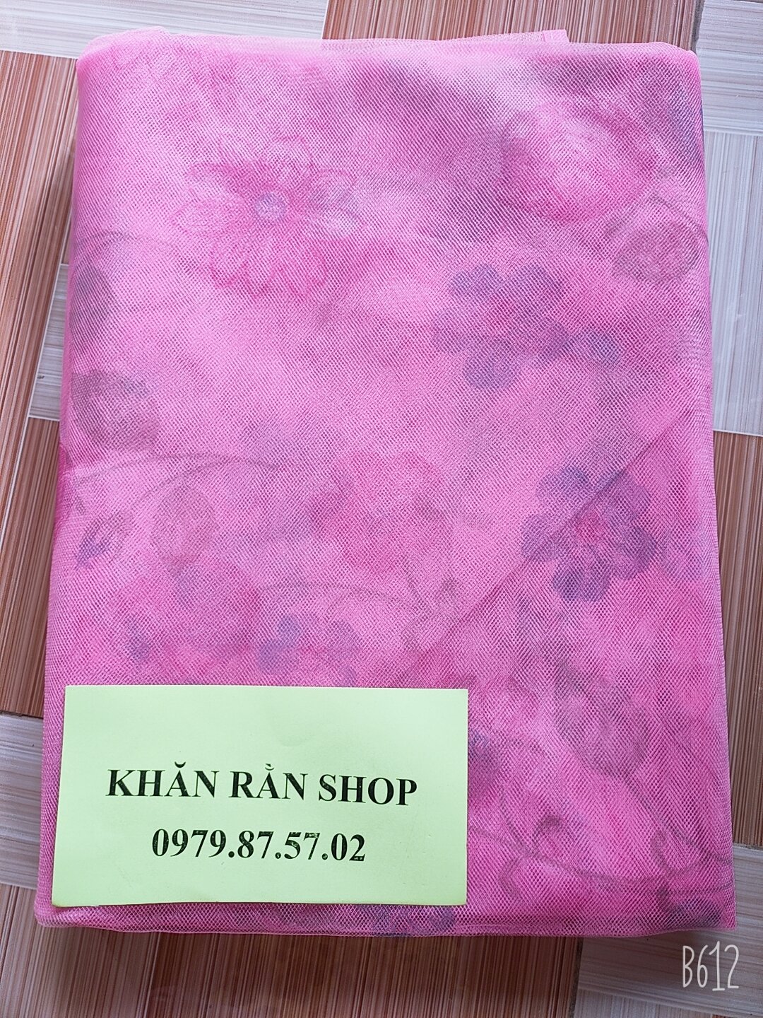 Mùng ngủ màu hồng đậm 1m6, 1m8, 2m5, 3m x 2m
