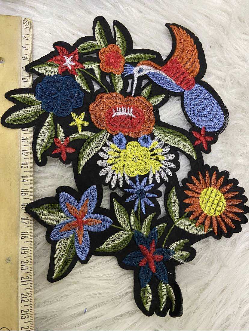 High-grade sharp embroidery clothing patch