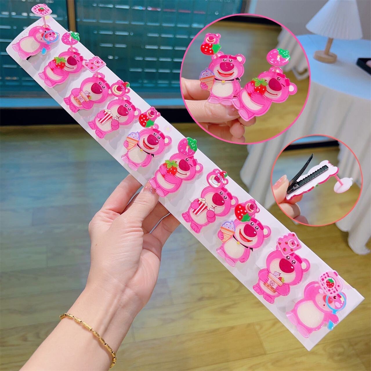 Kẹp tóc lò xo hoạt hình dễ thương cho bé Hàn Quốc Kẹp tóc họa tiết lấp lánh cho bé yêu F622SPAZ Dụng cụ trang điểm TheFaceHoliccom #7 Kẹp tóc lò xo hoạt hình dễ thương cho bé Hàn Quốc Kẹp tóc họa tiết lấp lánh cho bé yêu F622SPAZ Dụng cụ trang điểm TheFaceHoliccom