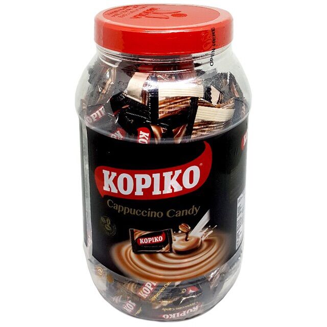 Kẹo cà phê KOPIKO coffee candy hũ 600g khoảng 190 viên