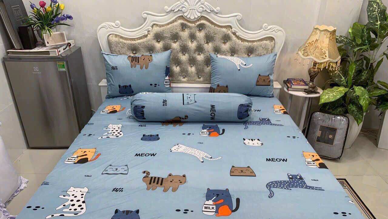 🌼🌿áo bọc nệm thun mát 🌸 nệm 3-20cm có dây khoá thun hàn quốc 🌿đủ size 1m2->1m8x2m