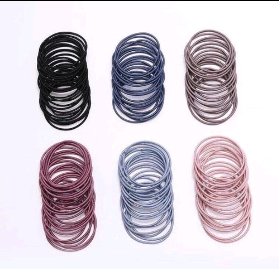Hộp 100 Dây Cột Tóc Cho Mẹ Và Bé
