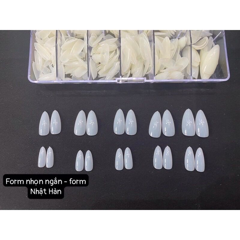 Các loại form móng úp (bán lẻ 1gói 20 móng full size)