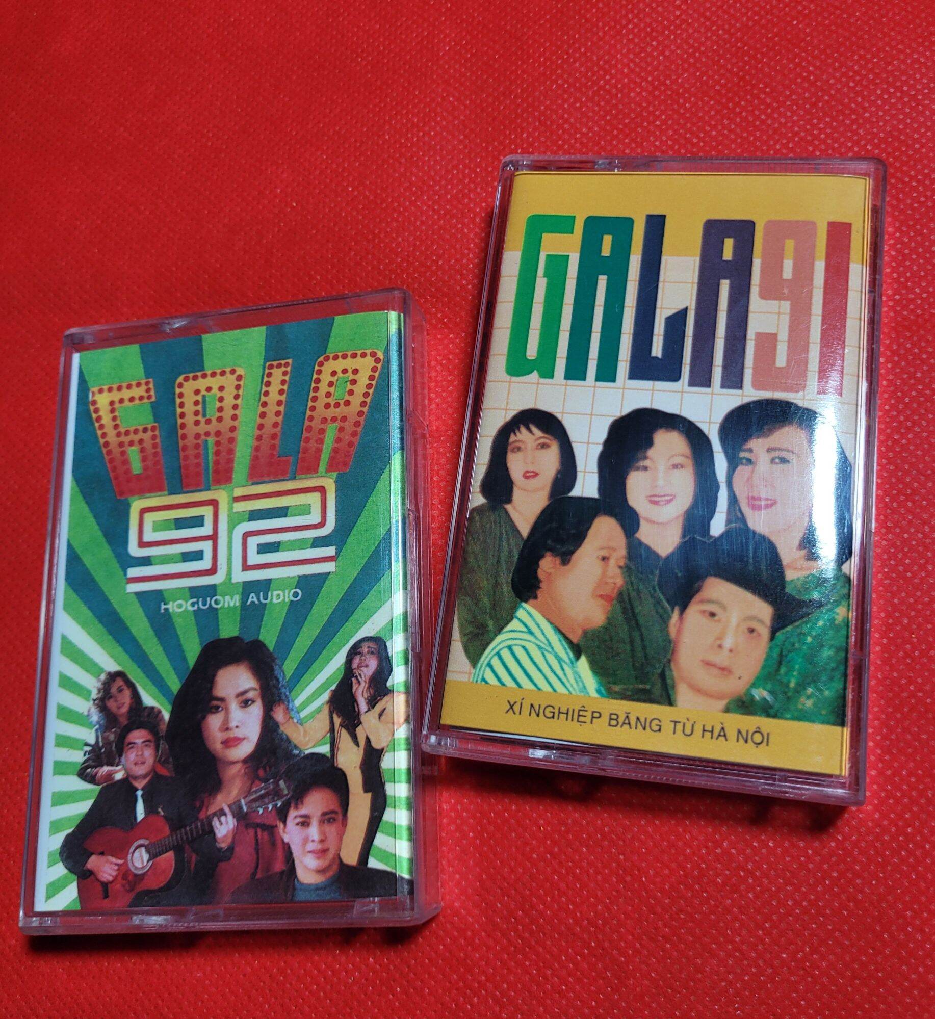 2 Cassette GALA 92 - 91. Mới. đẹp, âm thanh thu live sân khấu năm 1991 và 1992