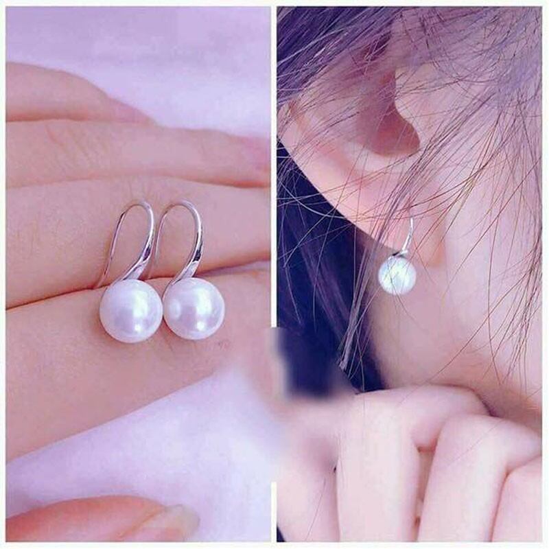 Bông tai ngọc trai dạng móc