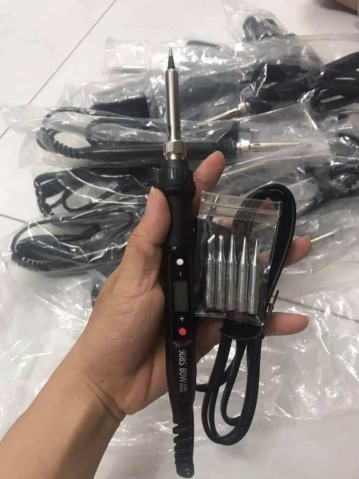 Tay hàn 908s ( thay thế tay hàn 907) tặng + 5 mũi hàn