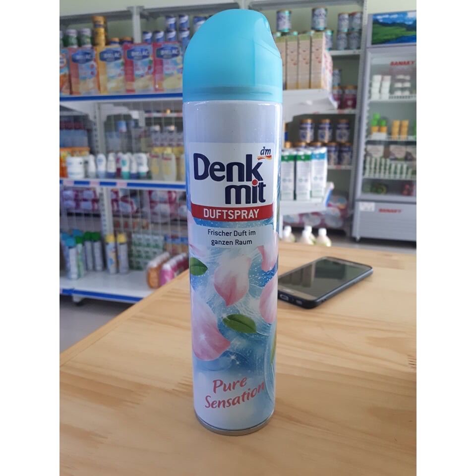 Xịt thơm phòng Denkmit nhập khẩu Đức 250ml thơm mát