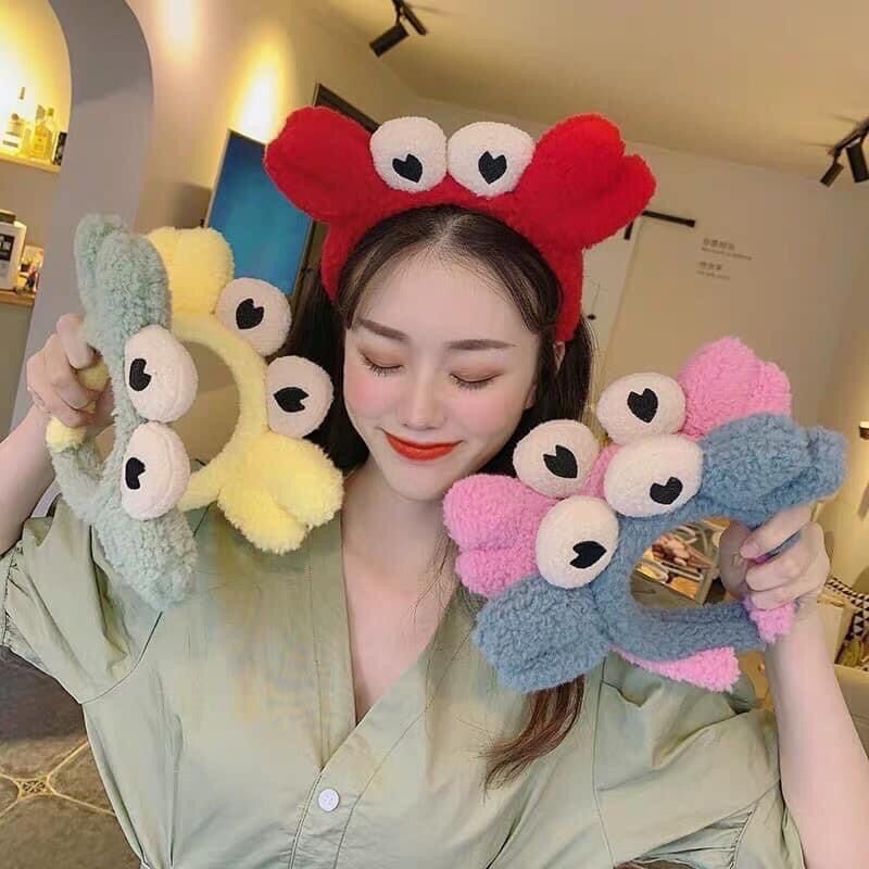 Băng Đô Cài Tóc Hình Cua Siêu Dễ thương