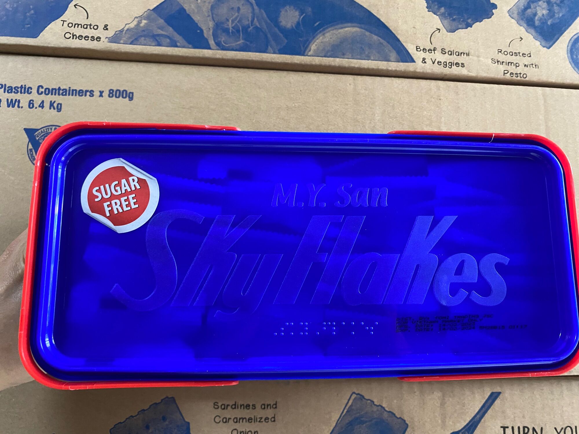 Bánh ăn kiêng skyflakes 800g nhập khẩu Philippines