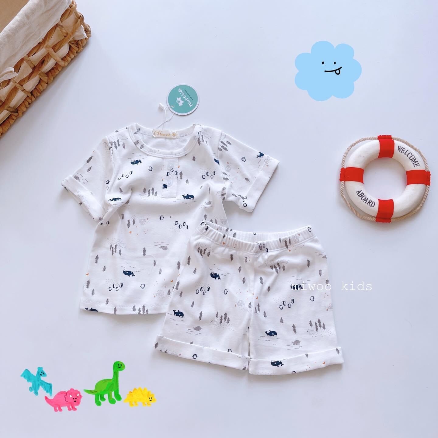 Bộ Quần Áo thun bozip Cao Cấp Bé Trai 👦🏻( Size 8-22kg )