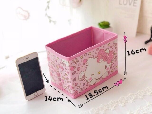 Thùng đựng phụ kiện xếp gọn Hello Kitty -  Doremon Doraemon