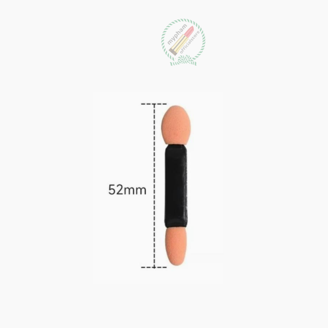 Cọ Mút 2 Đầu Đánh Phấn Mắt. Tráng Gươn Móng Bịt 10 Cây