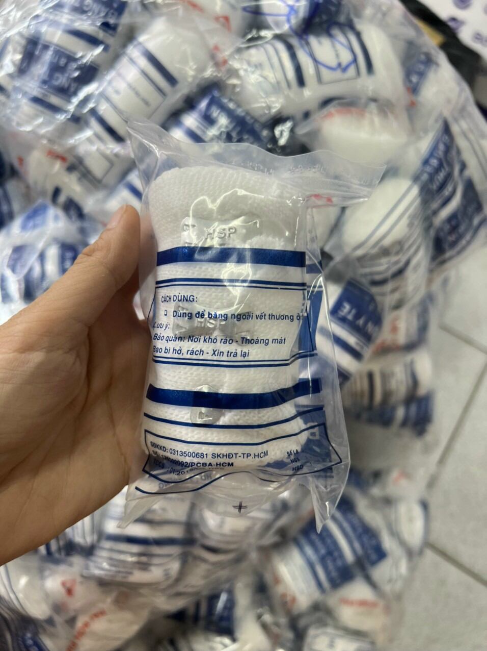 băng thun y tế 3 móc HSP
