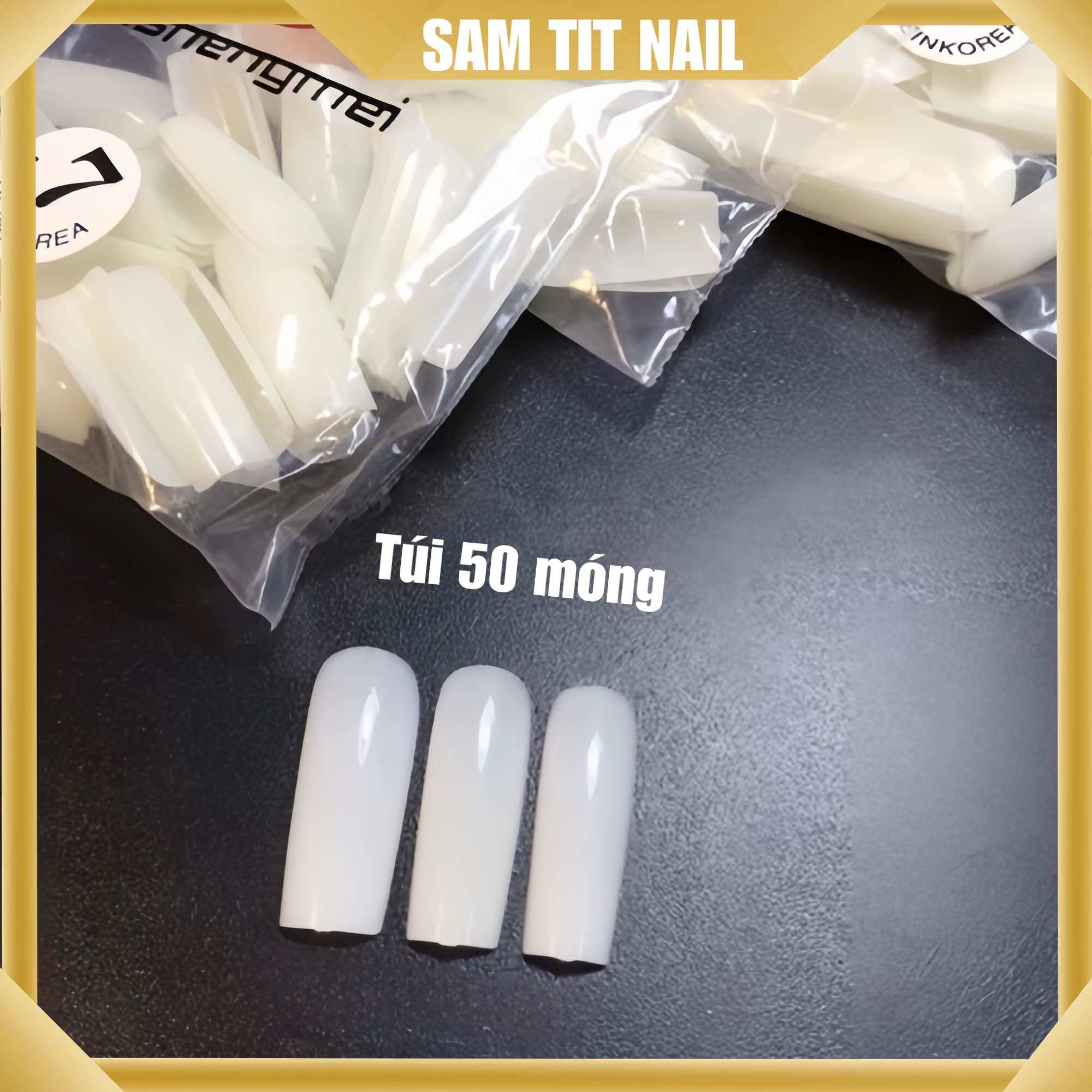 Móng úp lẻ size túi 50 móng