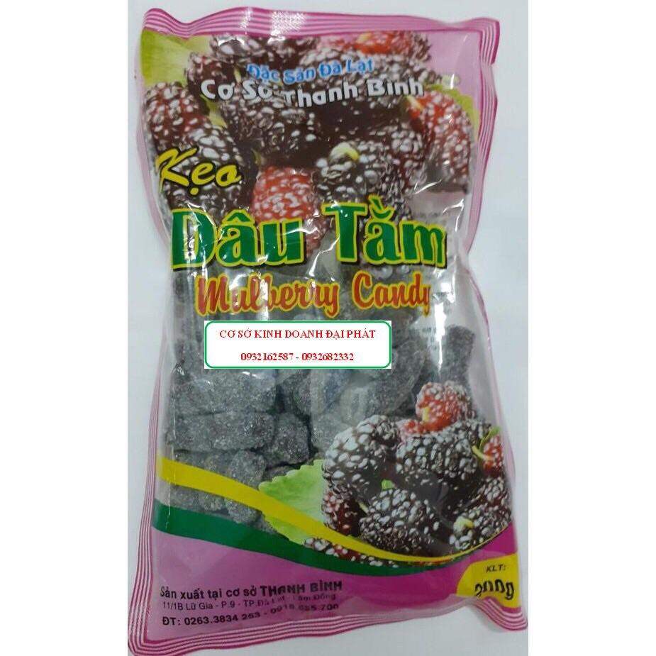 KẸO DÂU TẰM ĐÀ LẠT 200G