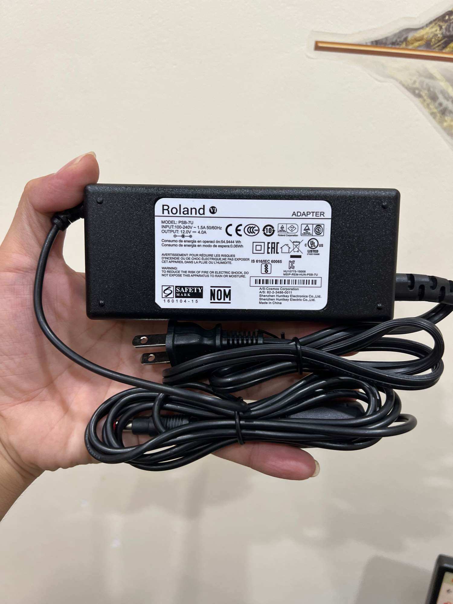 Adapter nguồn đàn organ roland e-a7
