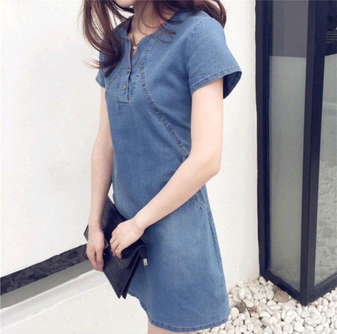 Đầm Jean Big size