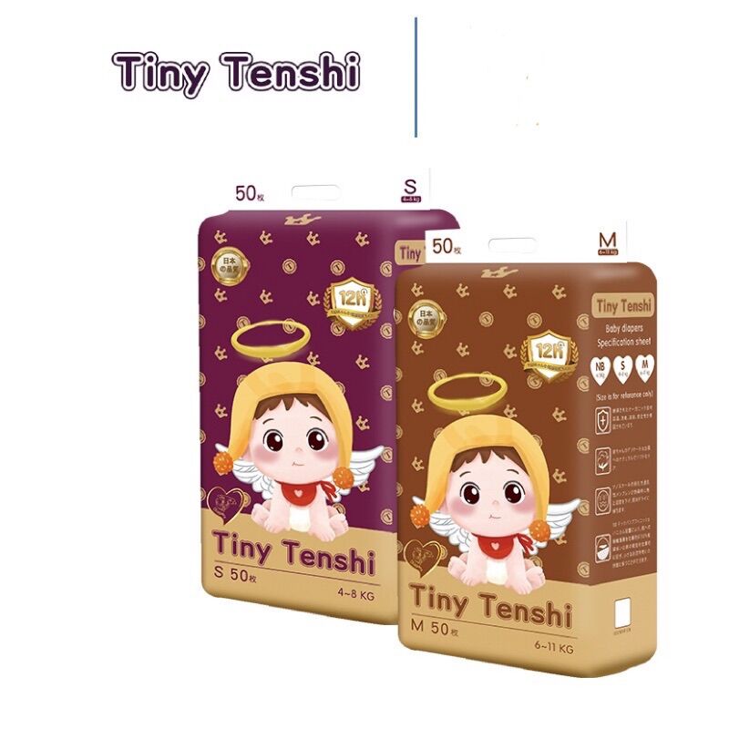 Tã bỉm quần/dán tiny tenshi s50/m50/l50/xl50/xxl50/xxxl50/xxxxl50