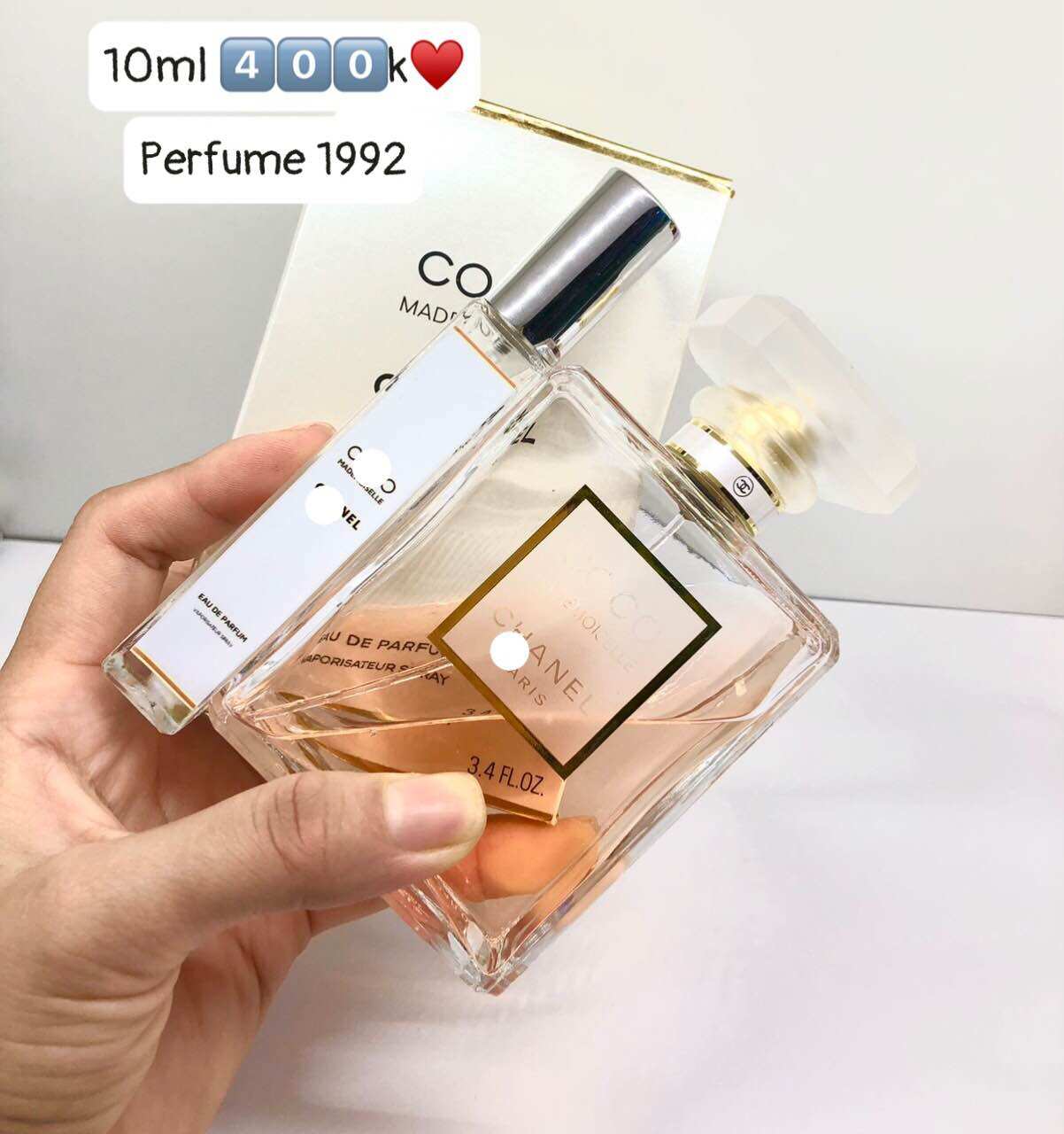 [10ml] Nước hoa nữ Cao cấp chính hãng Cha.ne.l Coco Mademoiselle EDP Sang trọng Thơm lâu 48h dành cho hẹn hò công sở xách tay Pháp tiện dụng 5ml 10ml