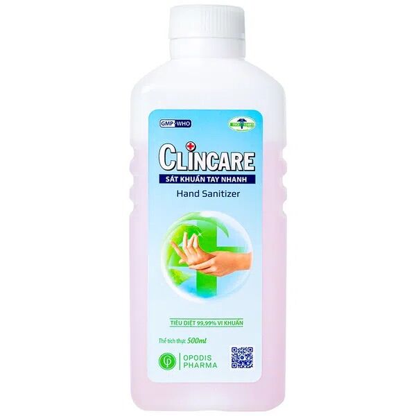Nước rửa tay clincare 500ml