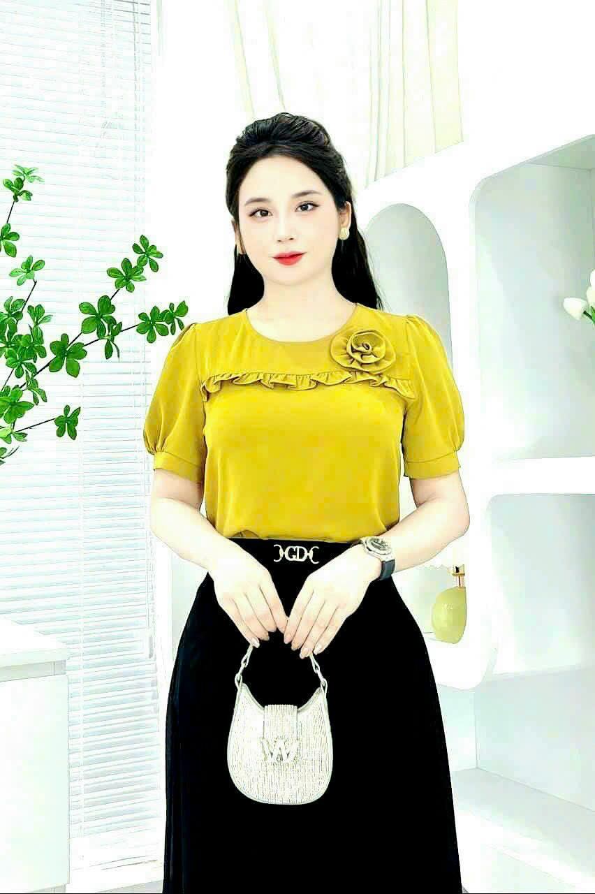 Áo Nữ Công Sở Đơn Giản Xinh Xắn