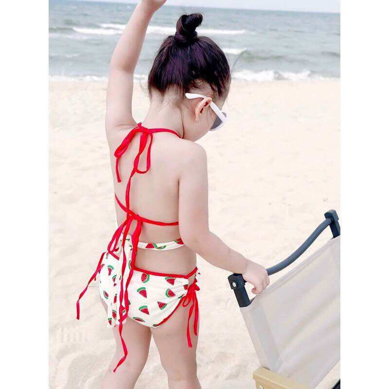 Bikini dưa hấu xinh xắn cho bé gái