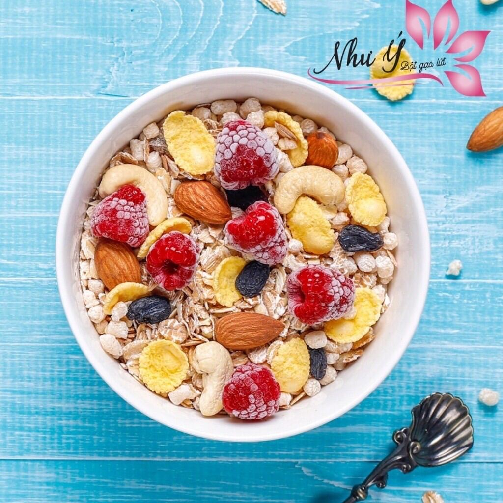 Ngũ cốc granola siêu hạt-ăn kiêng không đường,vị truyền thống - ảnh sản phẩm 1