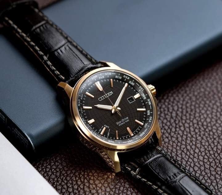Đồng hồ nam Citizen dây da, size 41mm
