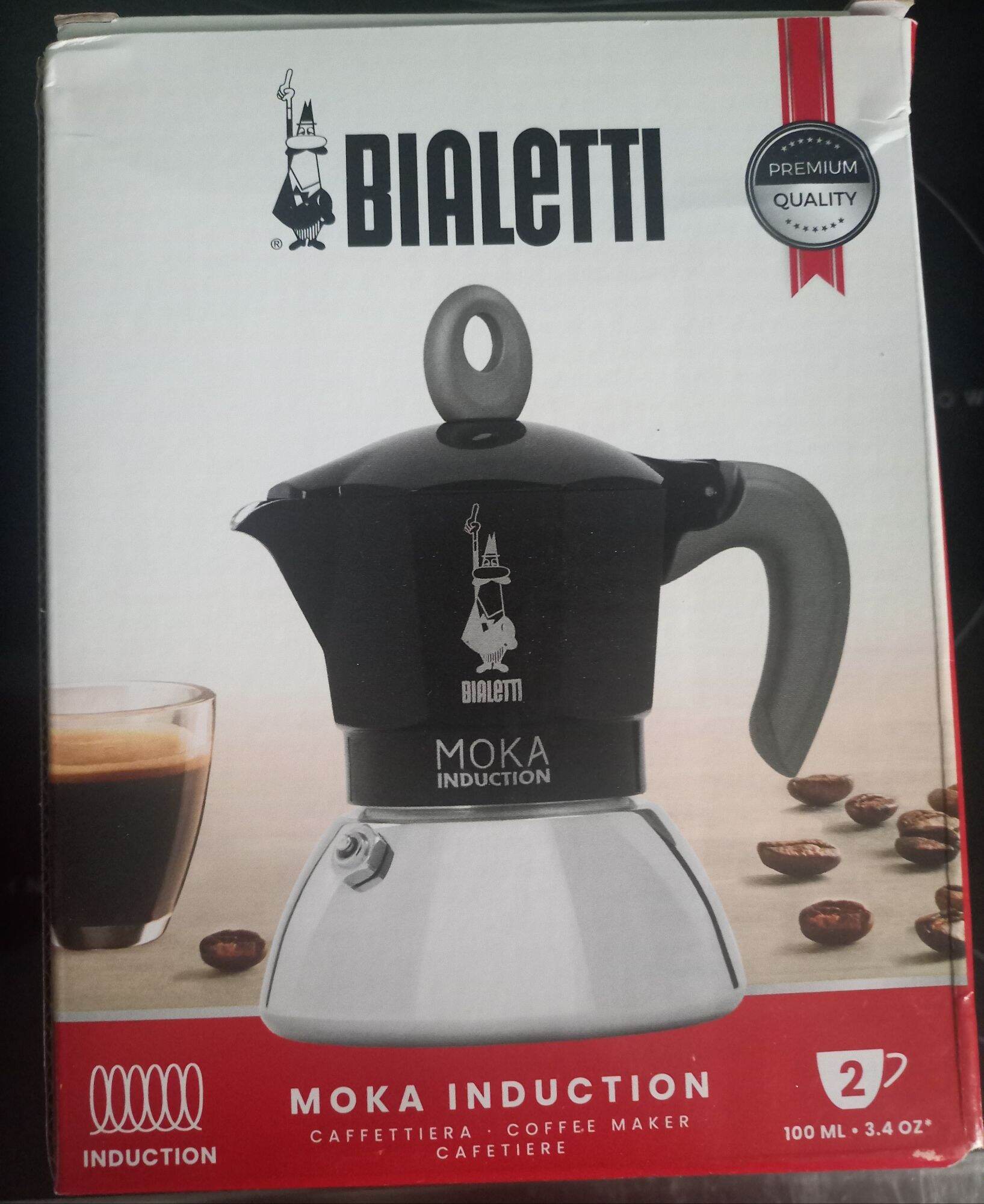 BIALETTI MOKA - MADE IN ITALY SUITABLE FOR ALL KIND OF STOVE