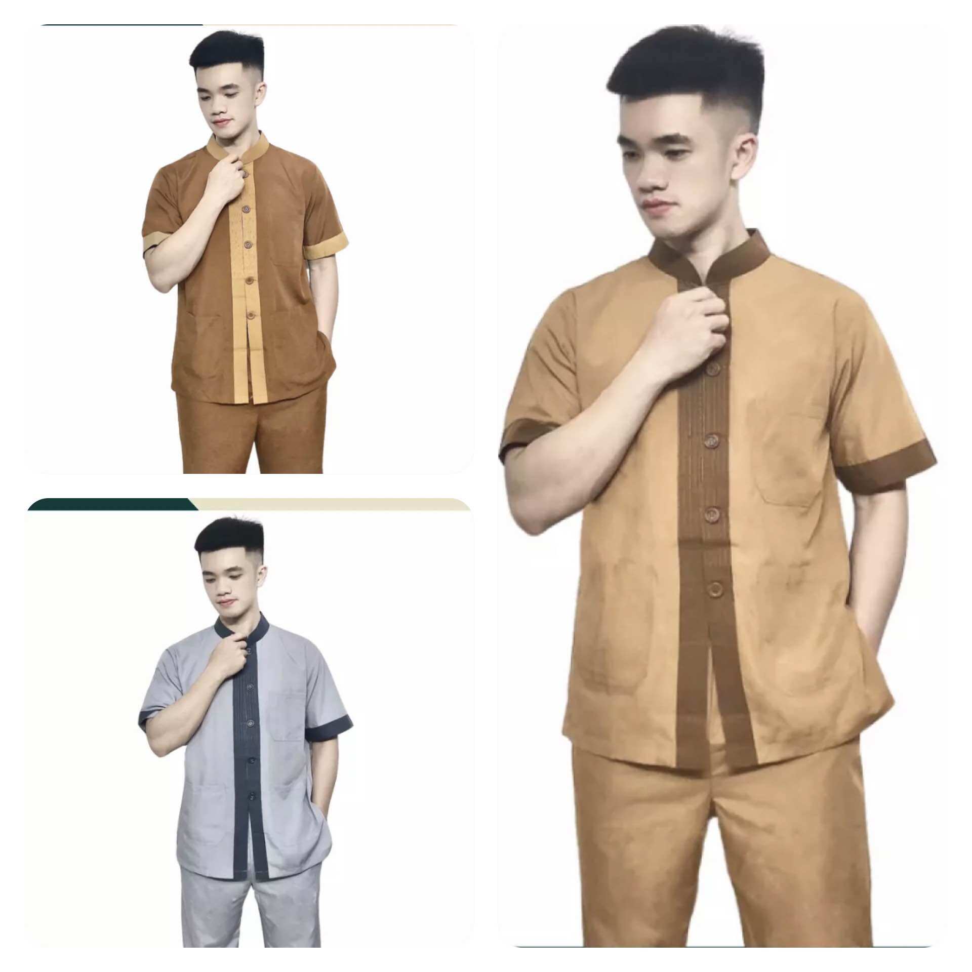 Đồ lam đi chùa, áo tràng phật tử,LN-pháp phục lan nguyễn,đồ lam đẹp,đồ nam đồ đi chùa