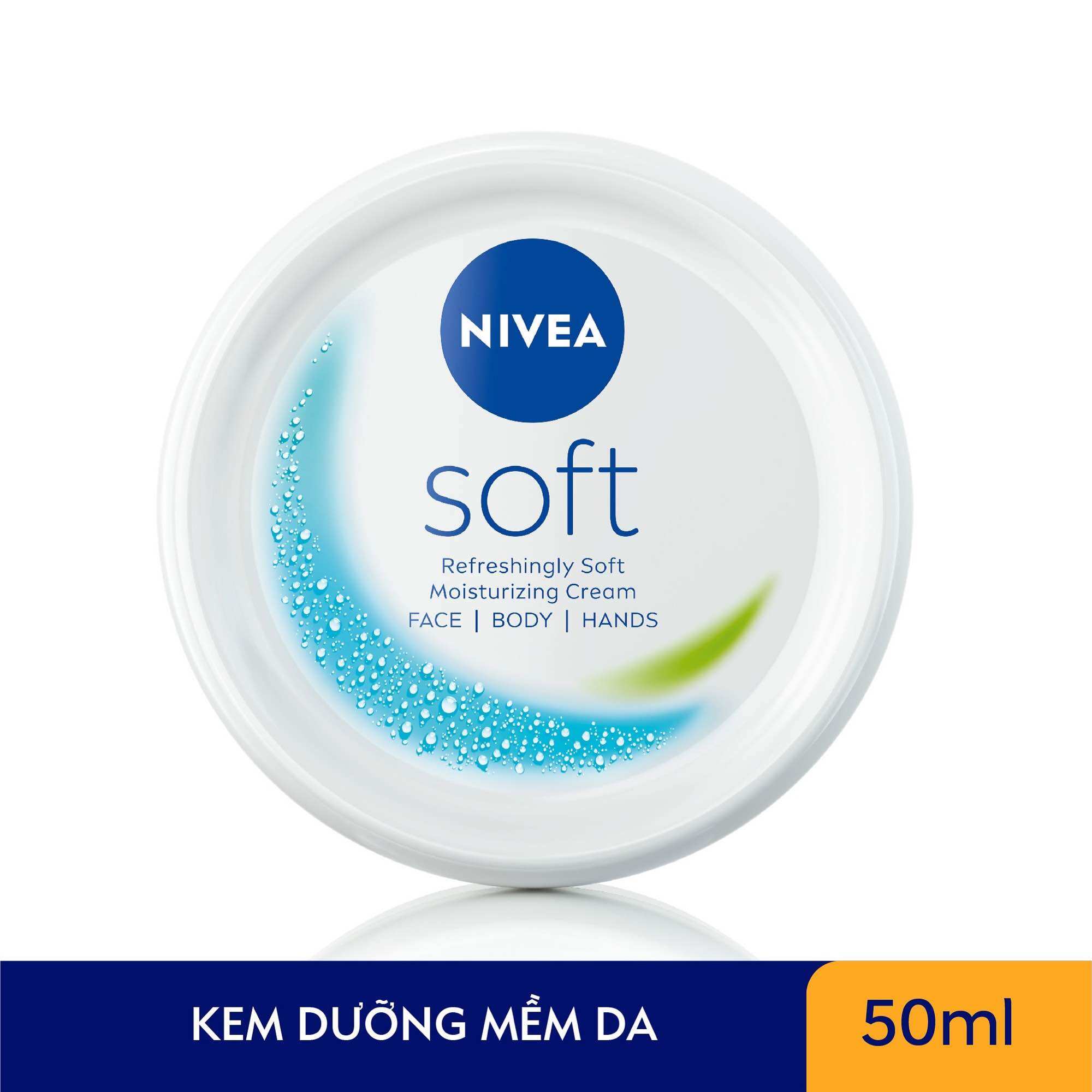 Kem dưỡng mềm da Nivea Soft cung cấp dưỡng chất giúp da mềm mịn