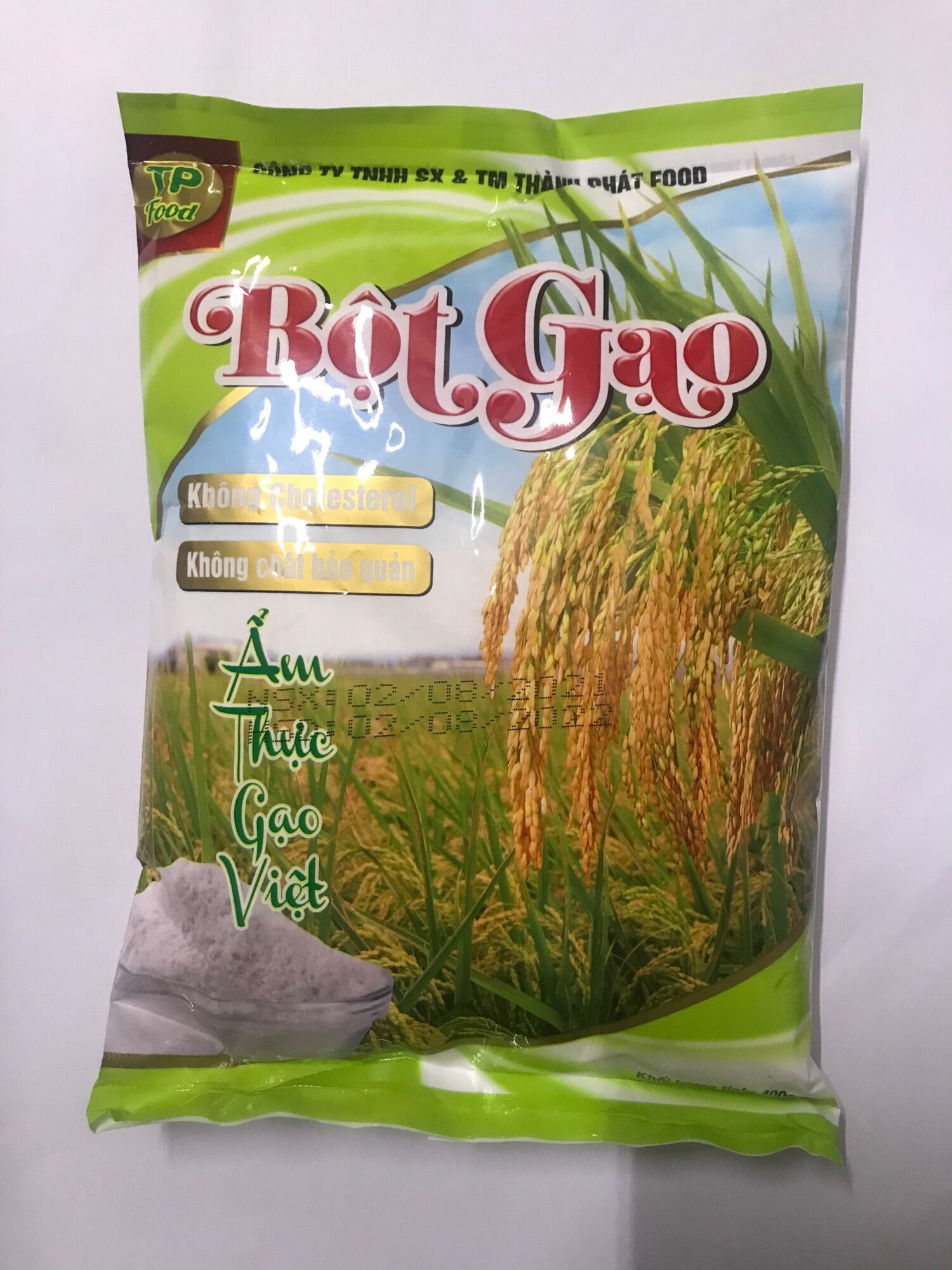 BỘT GẠO tẻ, gói 400g, 100% gạo sạch