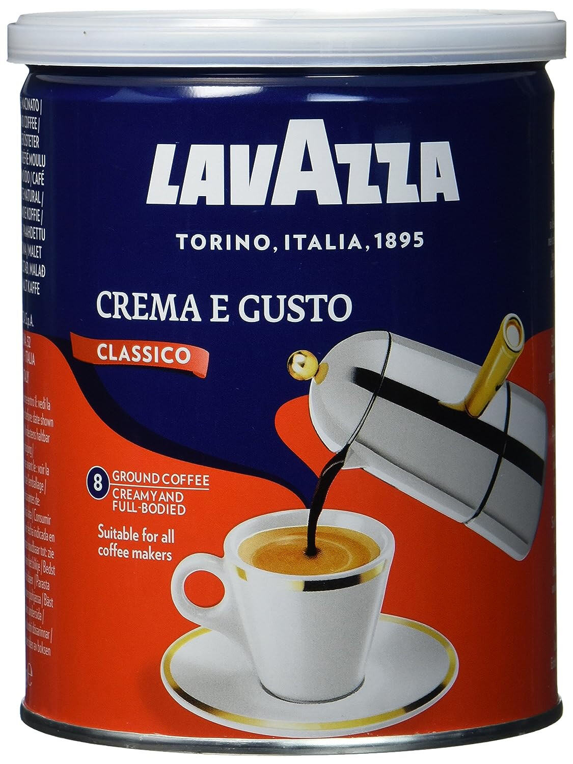 Lavazza coffee crema e gusto classico 250gr - intensity 7 10