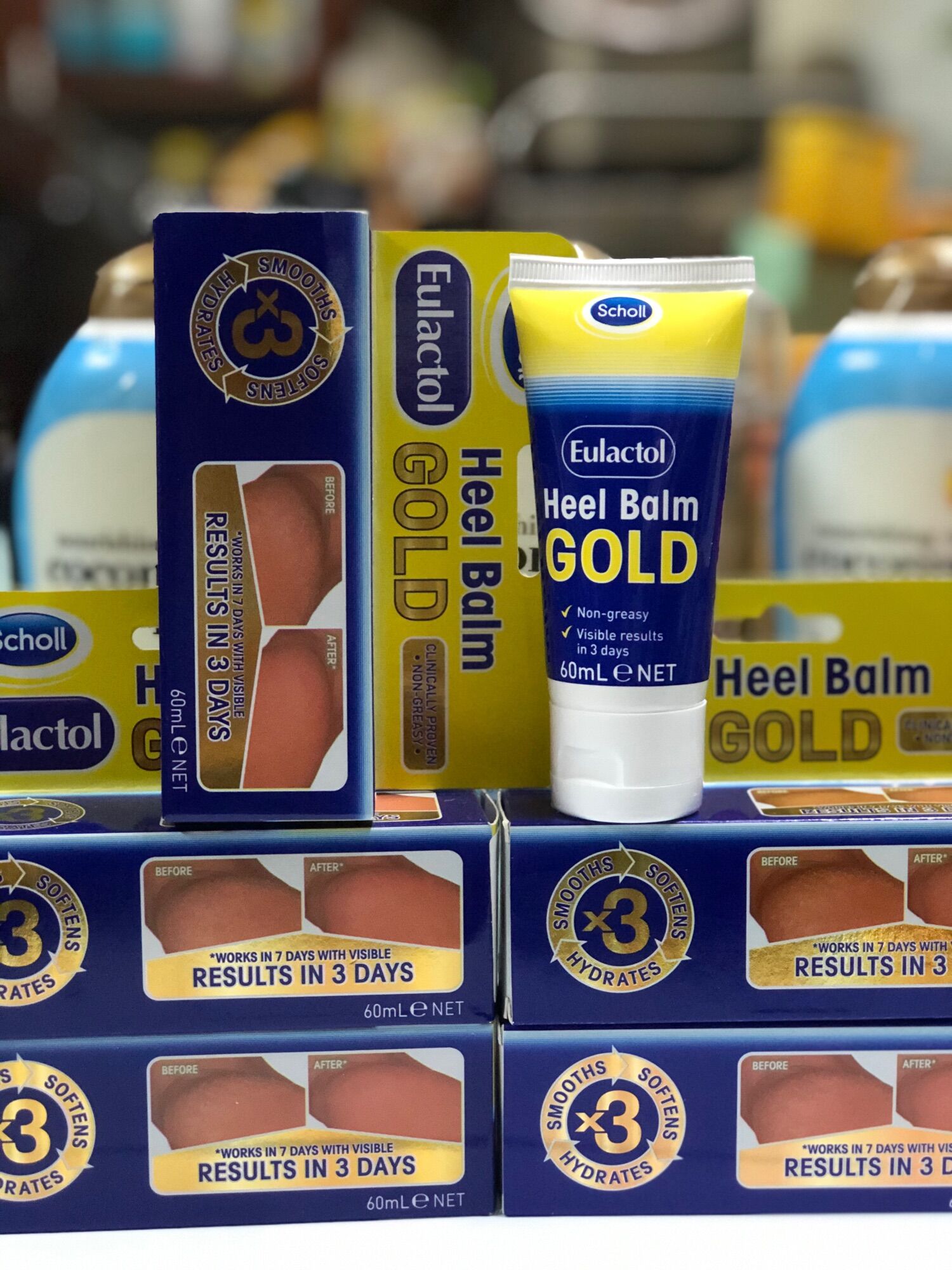 Kem giảm nứt gót chân Eulactol Heel Balm Gold của Úc