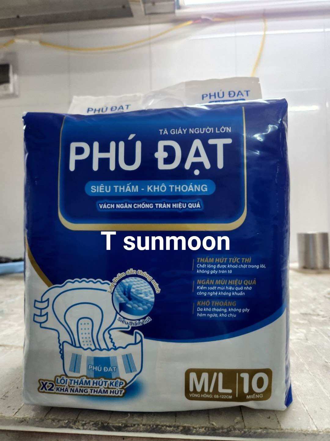 Tã già phú đạt ml10 xl10 miếng, bỉm già phú đạt, bỉm trần phú đạt. bỉm phú đạt, tã phú đạt