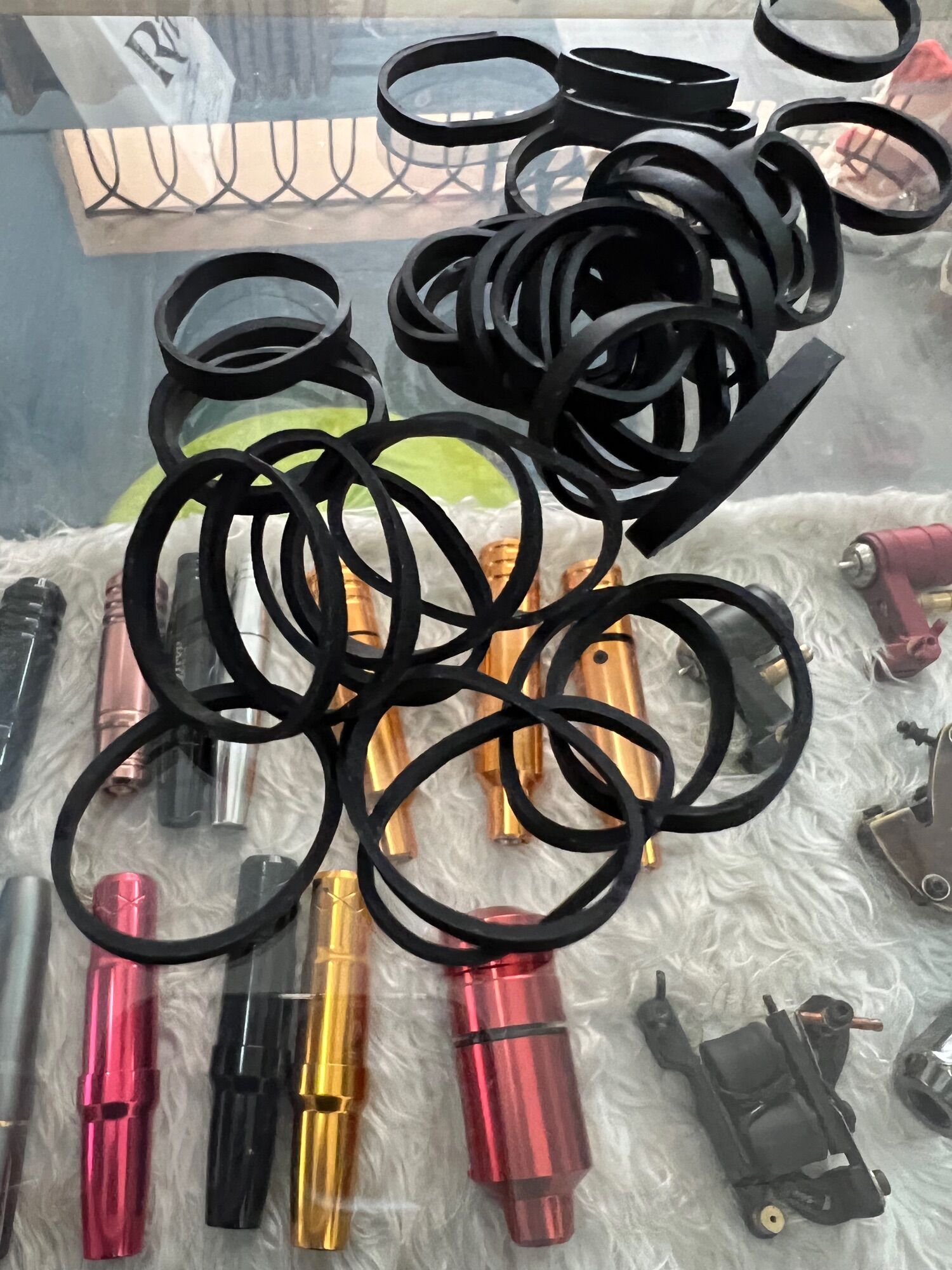 Thun cao su giữ kim máy xăm coil 50c/túi