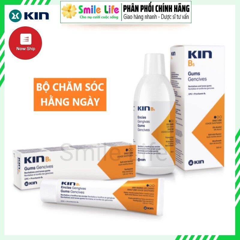Combo phục hồi: súc miệng & đánh răng kinb5 ® - dùng hằng ngày