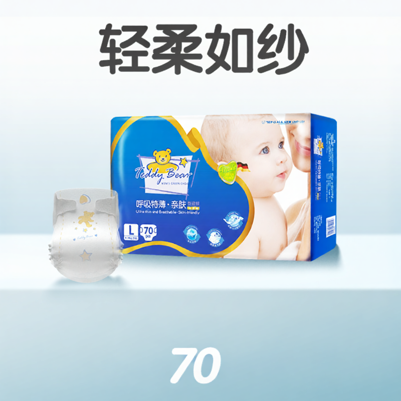 Teddy Bear | Soft Breathable Thin Infant Diaper Pants - 3
