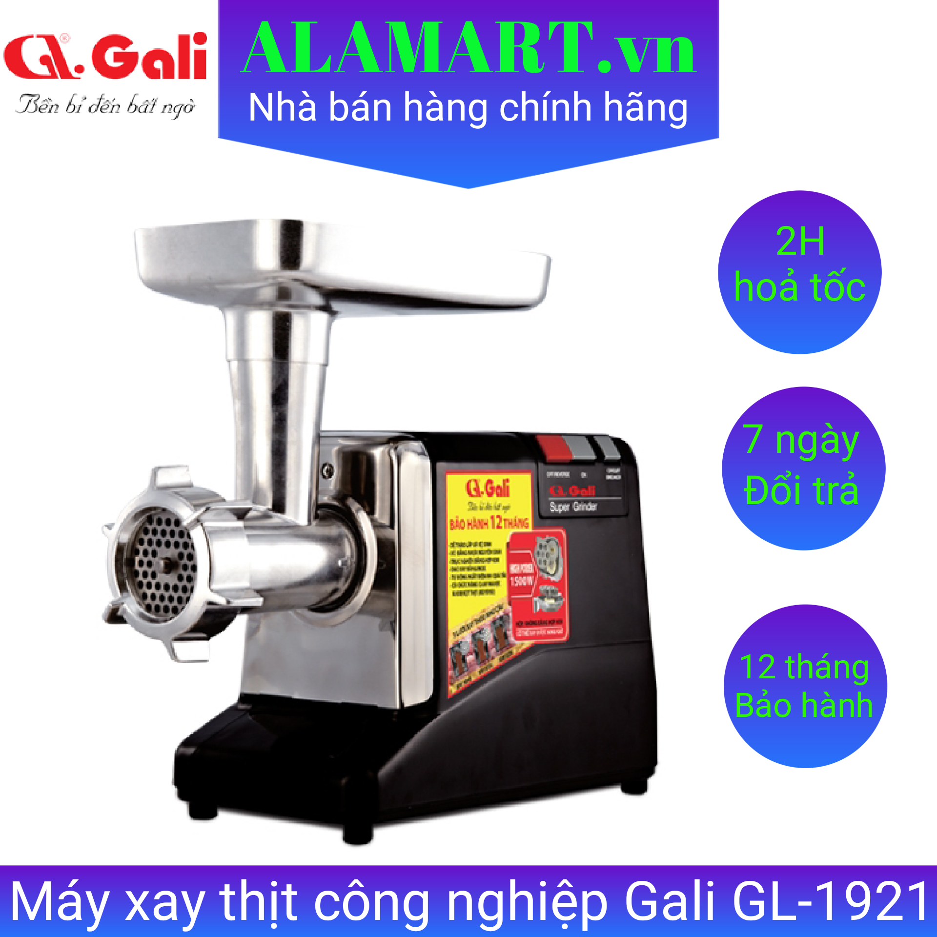 Máy xay thịt công nghiệp gali gl-1921