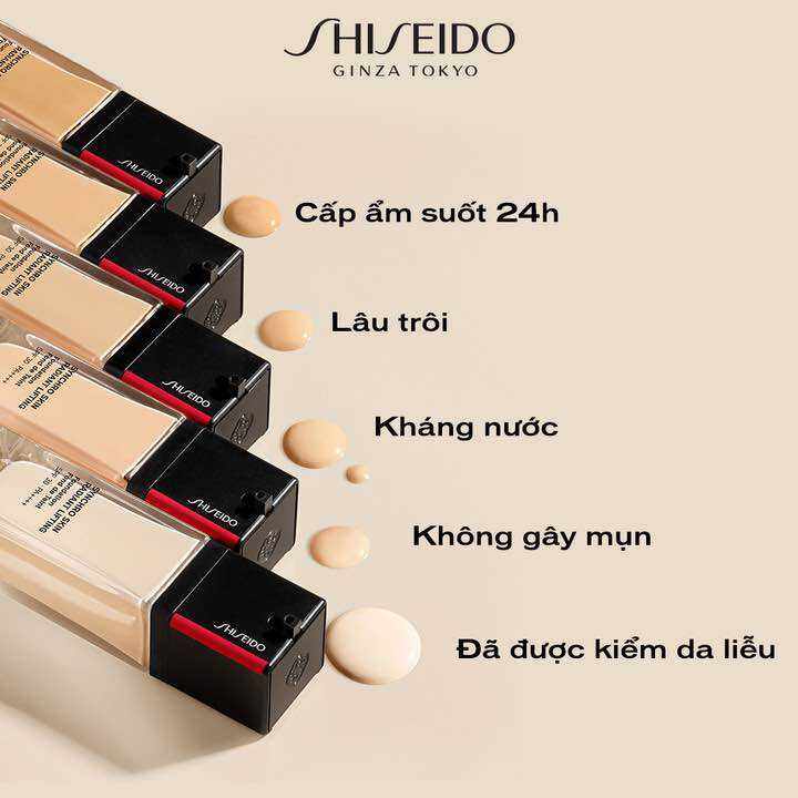 🔥KEM NỀN SHISEIDO SYNCHRO SKIN SELF-REFRESHING FOUNDATION 30ML🔥
