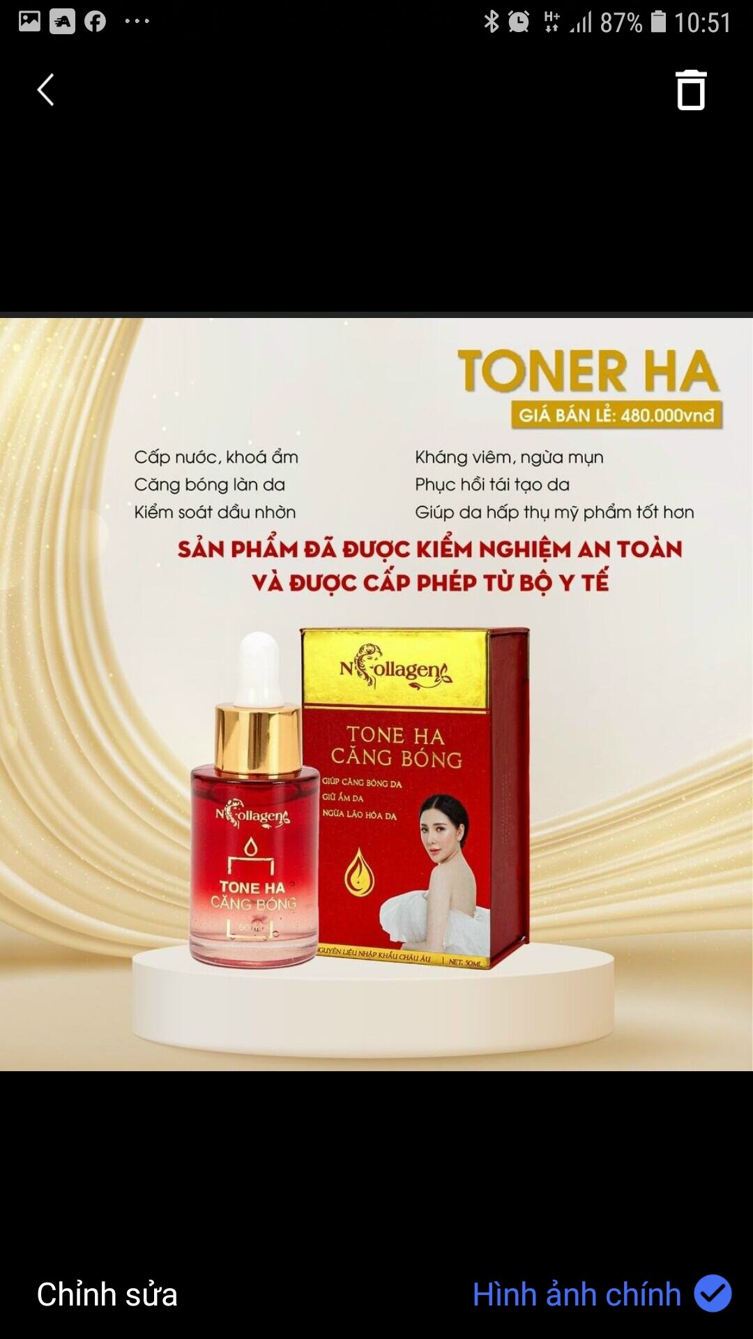 TONER HA CẤP ẨM CHO DA NCOLLAGEN