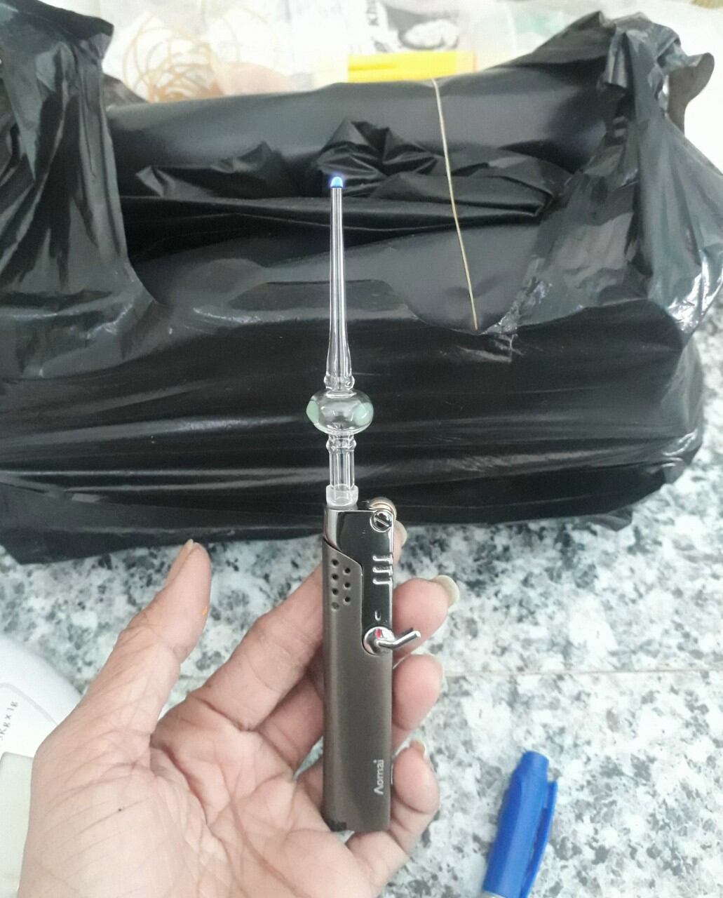 Combo bật lửa + thiết bị giảm gas