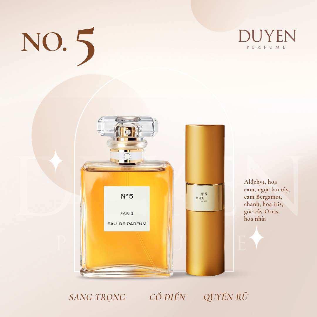 Duyenperfume - Nước hoa mini 20ml nữ No5