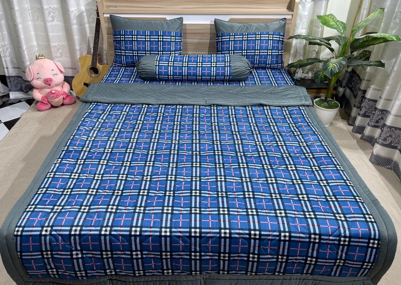 Vải thun in 3D khổ 1m6 may ga gối (mẫu mới-ảnh thật)